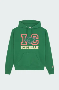 COLLEGIATE PUPPY POPOVER - Hoodie | Vert