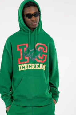 COLLEGIATE PUPPY POPOVER - Hoodie | Vert