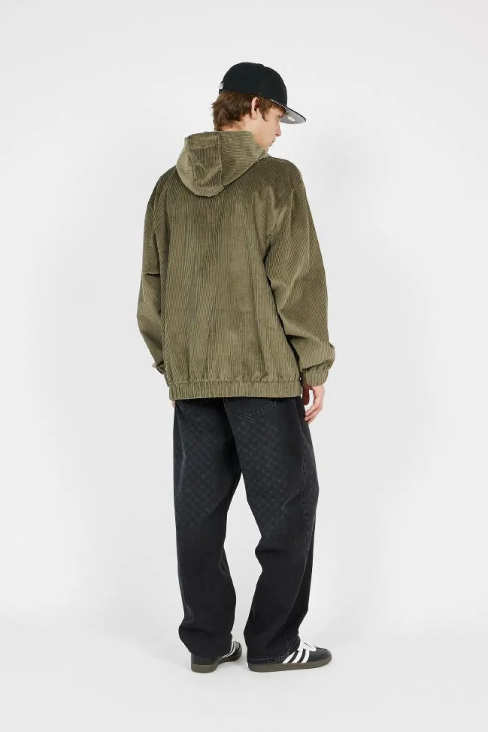 CORD HOODIE - Veste | Vert