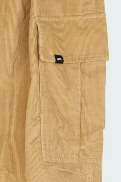 CORDUROY WIDE CARGO PANTS - Pantalon cargo | Beige