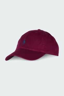 Cotton Chino Ball Cap - casquette | Rouge
