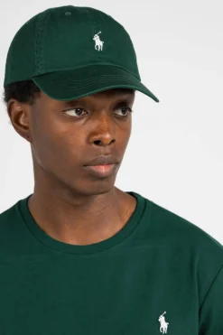 Cotton Chino Baseball Cap - Casquette | Vert