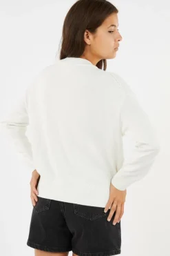 Cotton Graphic Pullo - Pull | Blanc