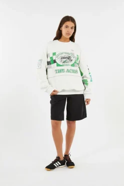 COURT CREW - Sweatshirt | Blanc