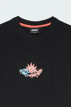 CRASH CAR - T-shirt | Noir