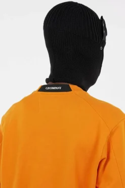 CREW NECK IN DIAGONAL RAISED FLEECE - Sweatshirt | Orange