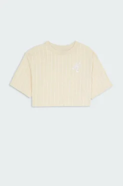 CROP TEE NEWERA - T-shirt | Beige