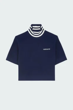 CROP TURTLENECK - Pull | Bleu