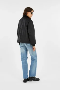 CROPPED BEADNELL WAX JACKET - Veste | Noir