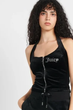 CROSS DIANE HALTER TOP - Top | Noir