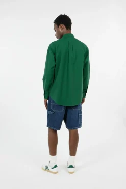 Custom Fit Garment-Dyed Oxford Shirt - Chemise | Vert