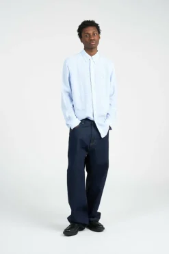 Custom Fit Striped Linen Shirt - Chemise | Multicolore