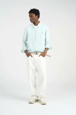 Custom Fit Striped Linen Shirt - Chemise | Multicolore