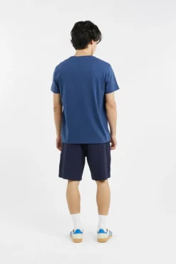 Custom Slim Fit Jersey Crewneck T-Shirt - T-shirt | Bleu