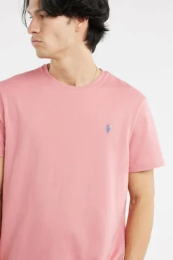 Custom Slim Fit Jersey Crewneck T-Shirt - T-shirt | Rose