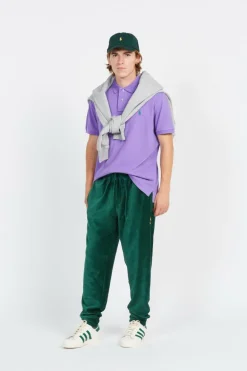 Custom Slim Fit Mesh Polo Shirt - Polo manches courtes | Violet
