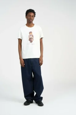 Custom Slim Fit Polo Bear Jersey T-Shirt - T-shirt | Blanc