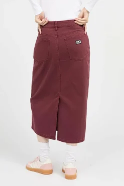 DARLA LONG SKIRT - Jupe | Rouge