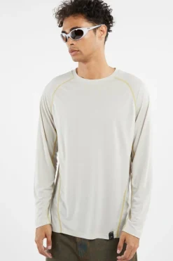 DELTA LONG SLEEVE - T-shirt | Beige
