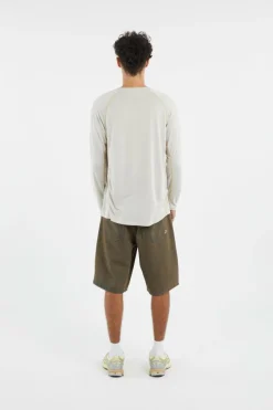 DELTA LONG SLEEVE - T-shirt | Beige