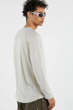 DELTA LONG SLEEVE - T-shirt | Beige