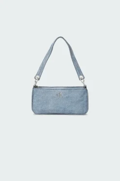 DENIM SHOULDER POUCH - Sac porté épaule | Bleu