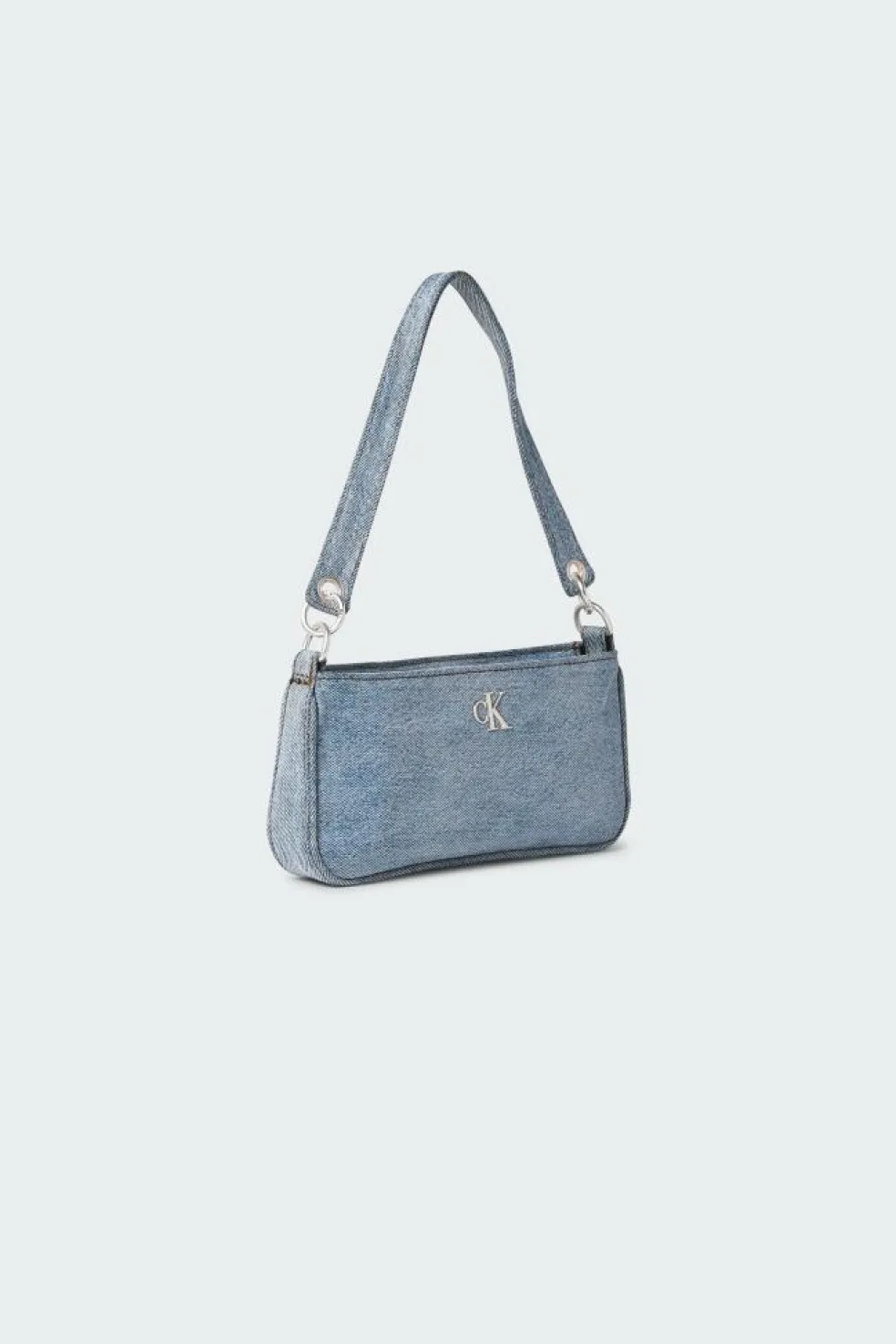DENIM SHOULDER POUCH - Sac porté épaule | Bleu
