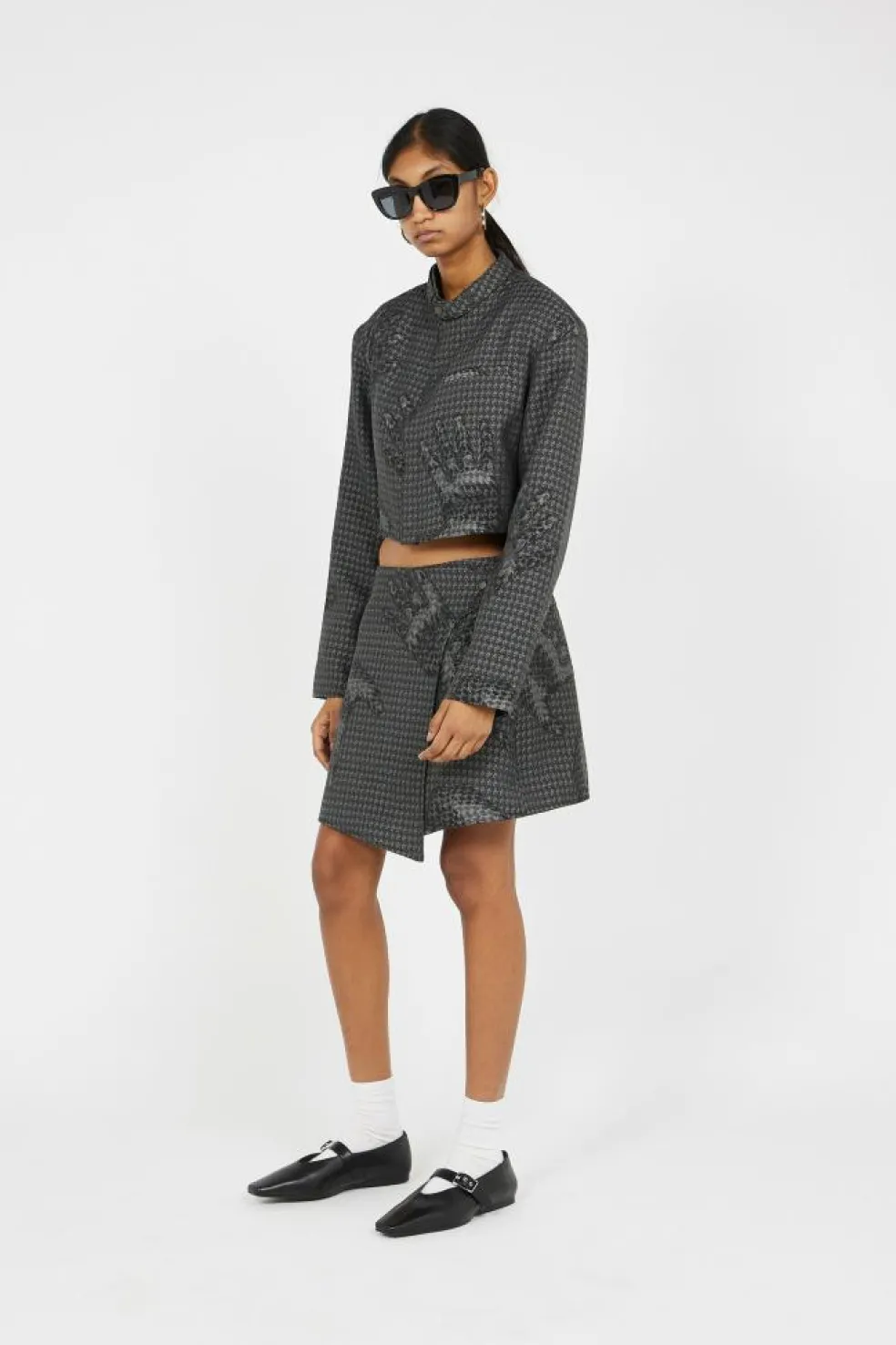 deylin trapped skirt - Jupe | Noir