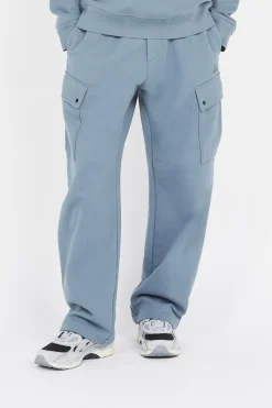 DIAGONAL RAISED FLEECE CARGO - Jogging | Bleu