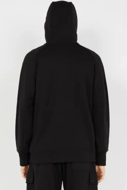 DIAGONAL RAISED FLEECE GOGGLE - Hoodie zippé | Noir