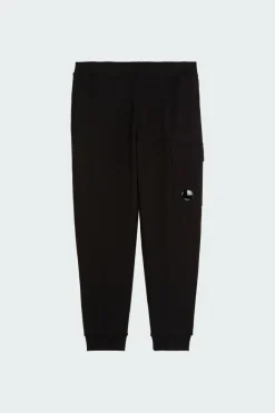 DIAGONAL RAISED FLEECE LENS - Jogging | Noir