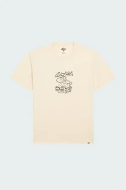 DICKIES ROPE CENTER LOGO SS TEE - T-shirt | Beige