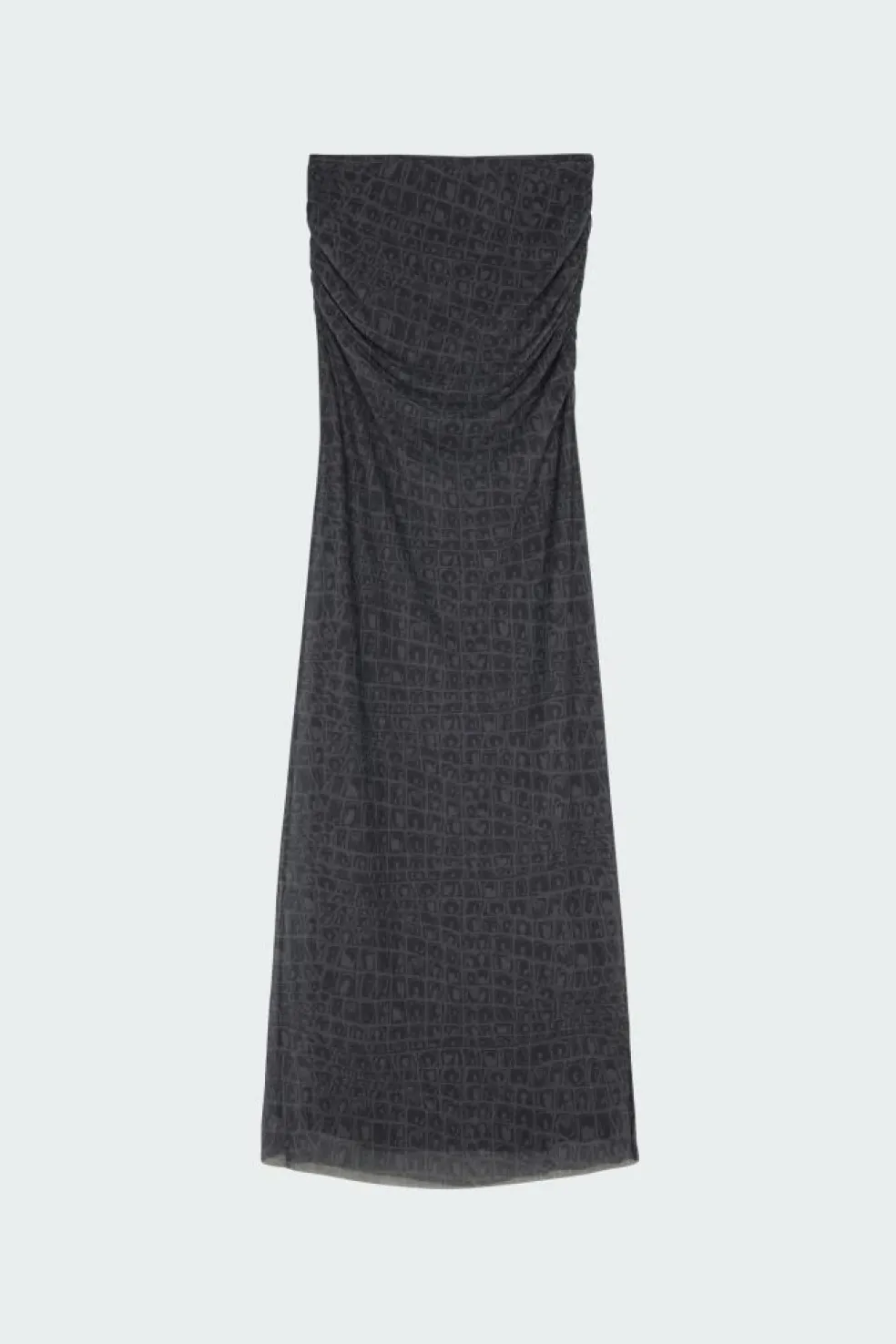 DIGITAL CROC SKIRT - Robe | Noir