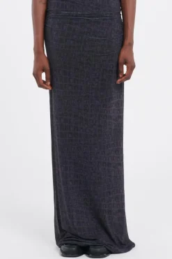 DIGITAL CROC SKIRT - Robe | Noir