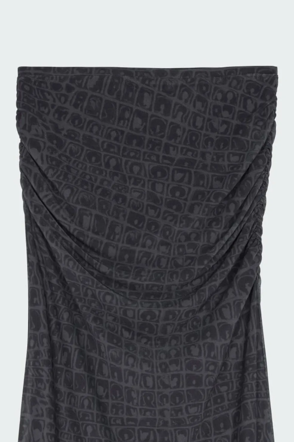 DIGITAL CROC SKIRT - Robe | Noir