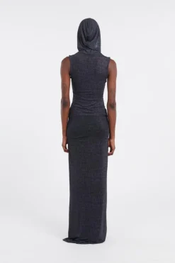 DIGITAL CROC SKIRT - Robe | Noir