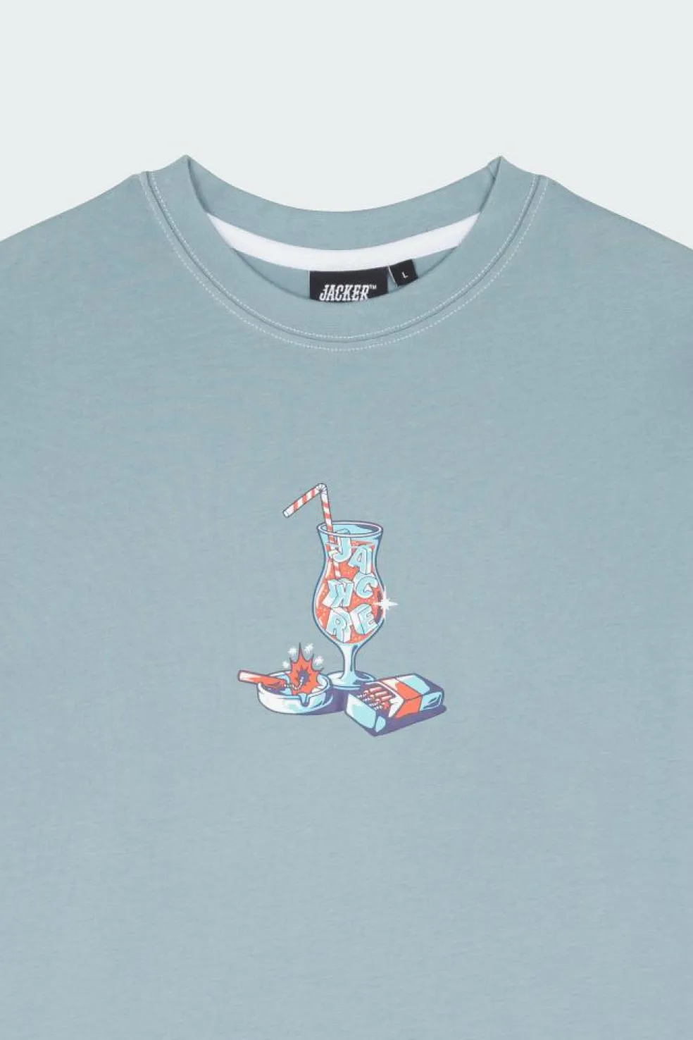DINA COCKTAIL - T-shirt | Bleu