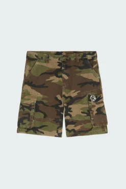 DISTRESSED CAMO CARGO SHORTS - Short | Multicolore