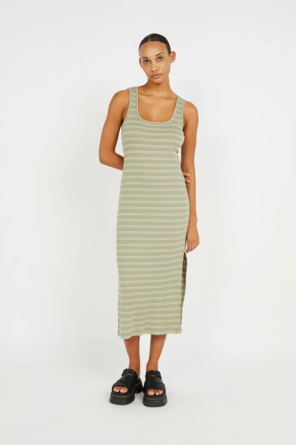 DIXIE MIDI DRESS - Robe | Vert