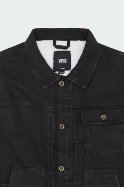 DONATO SHERPA DENIM JAC Pavement - Veste | Noir