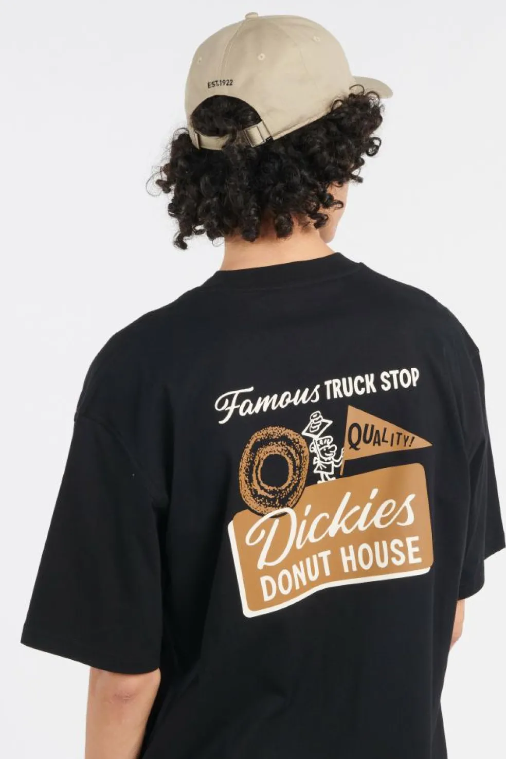 DONUT HOUSE TEE SS - T-shirt | Noir