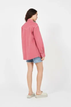 DORSEY XL WESTERN - Chemise | Rouge