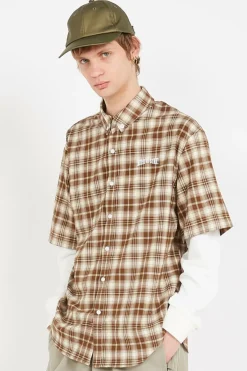 DOUBLE BUTTON - Chemise | Marron