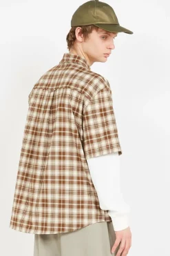 DOUBLE BUTTON - Chemise | Marron