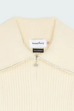 DOUBLE COLLAR PEGGY - Top | Beige