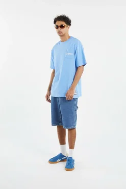 DOUBLE HIT - T-shirt | Bleu