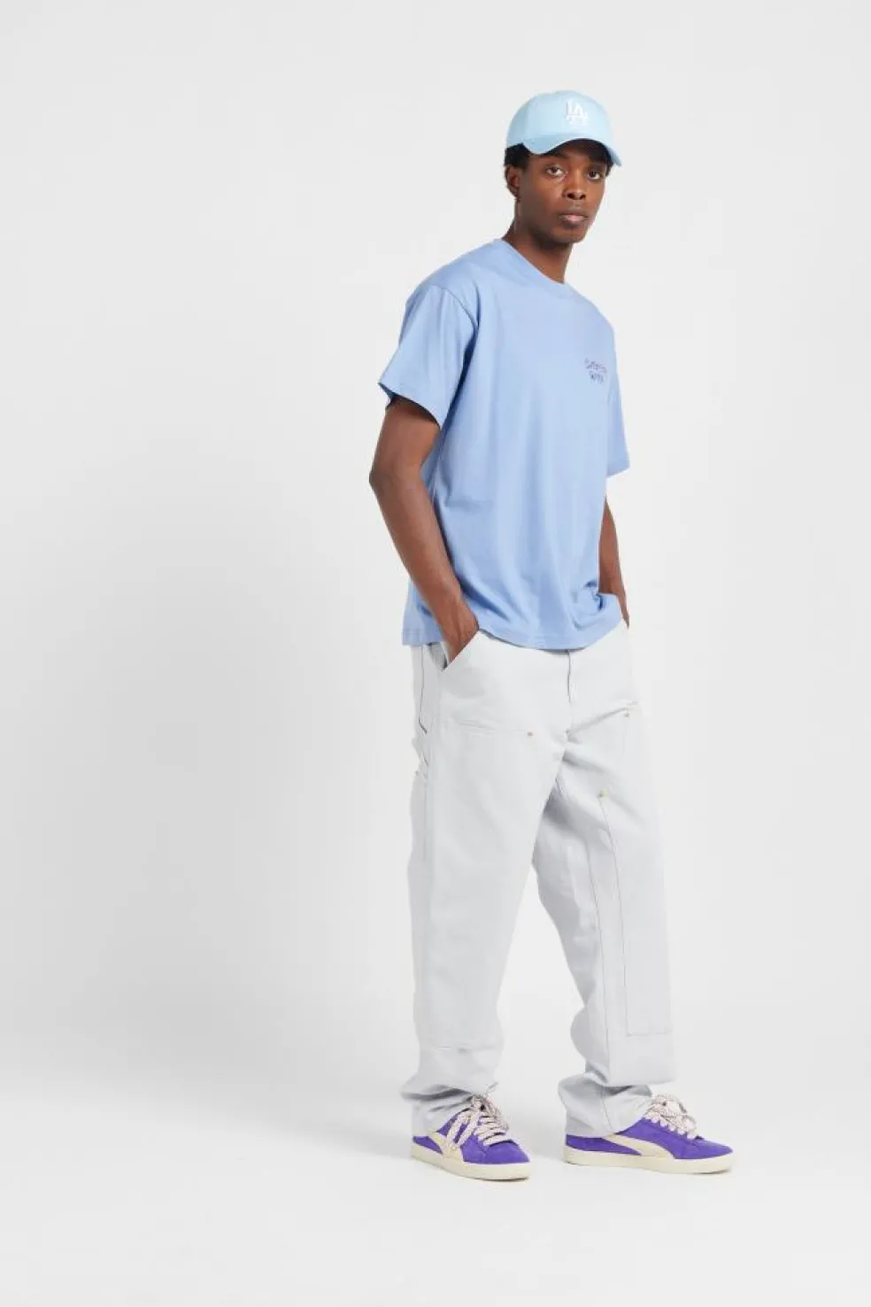 Double Knee - Pantalon | Gris