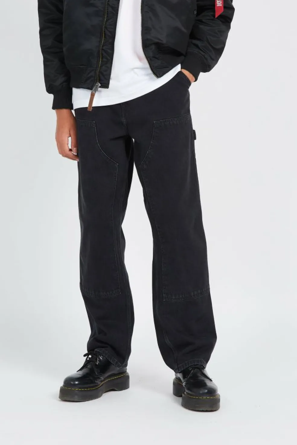 Double Knee Pant - Jean | Noir