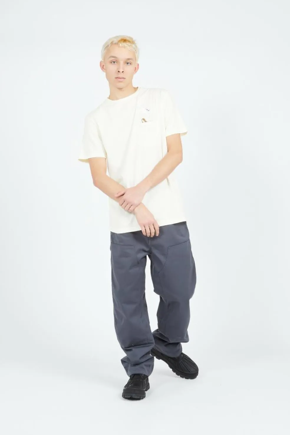 Double Knee Pant - Pantalon | Gris