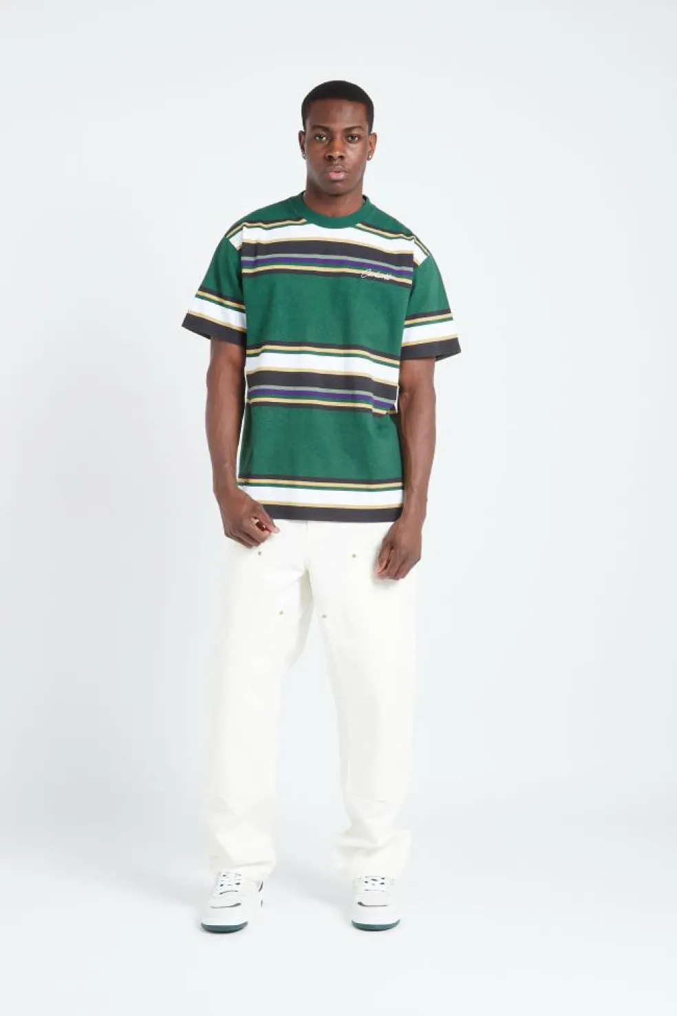 Double Knee Pant - Pantalon | Blanc